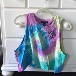 Tye dye crop top
